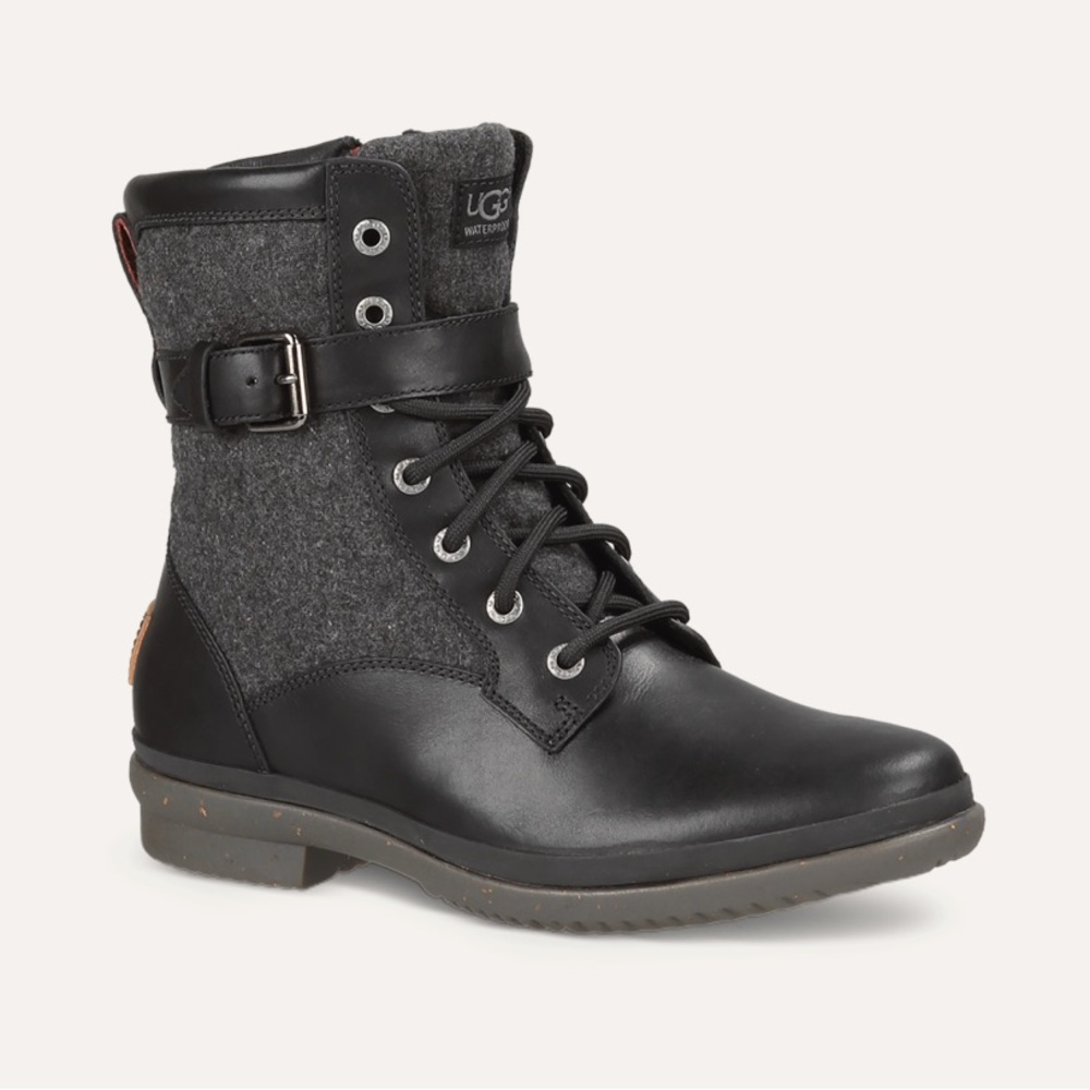 UGG Kesey Waterproof Women's Black and Gray Boots
